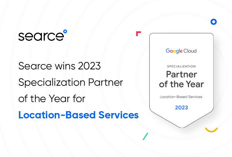 Searce Wins 2023 Google Cloud Specialization Partner of the Year for Location-Based Services