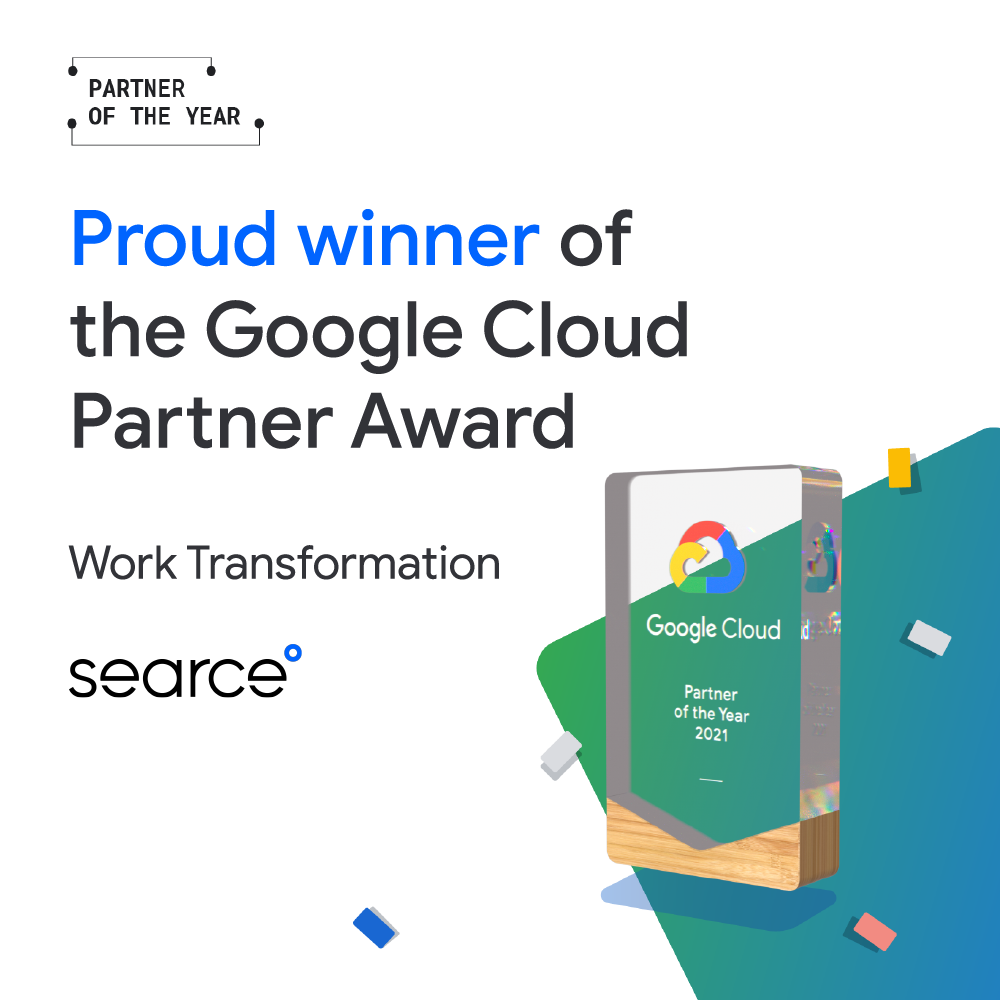 Searce Wins 2021 Google Cloud Specialization Partner of the Year for Work Transformation